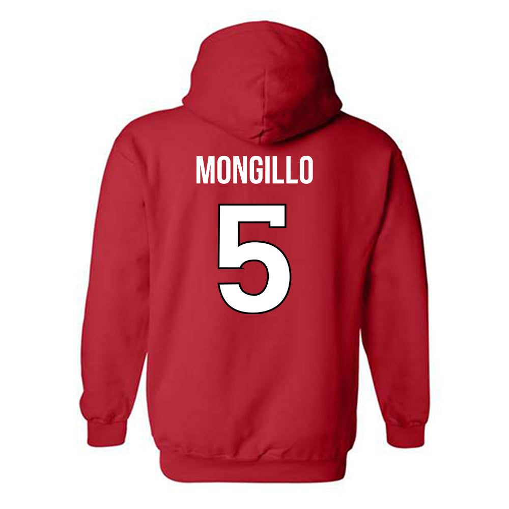Rutgers - NCAA Men's Lacrosse : Kasey Mongillo - Replica Shersey Hooded Sweatshirt-1