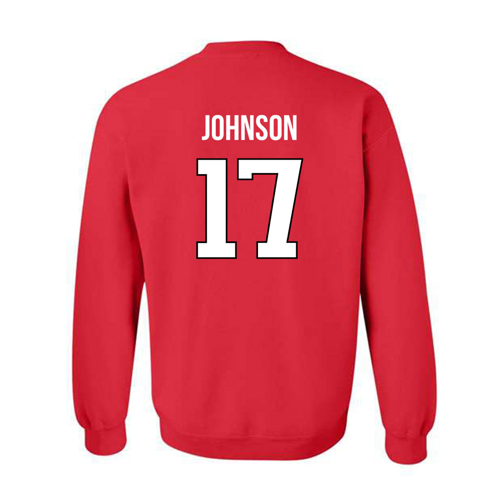 Rutgers - NCAA Football : MJ Johnson - Replica Shersey Crewneck Sweatshirt-1