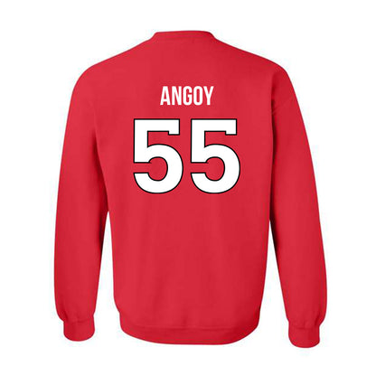 Rutgers - NCAA Football : Zaire Angoy - Replica Shersey Crewneck Sweatshirt-1