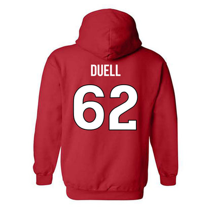 Rutgers - NCAA Football : Tyler Duell - Replica Shersey Hooded Sweatshirt-1