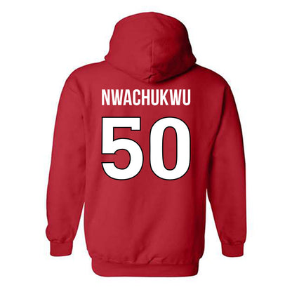 Rutgers - NCAA Football : Joe Nwachukwu - Replica Shersey Hooded Sweatshirt-1