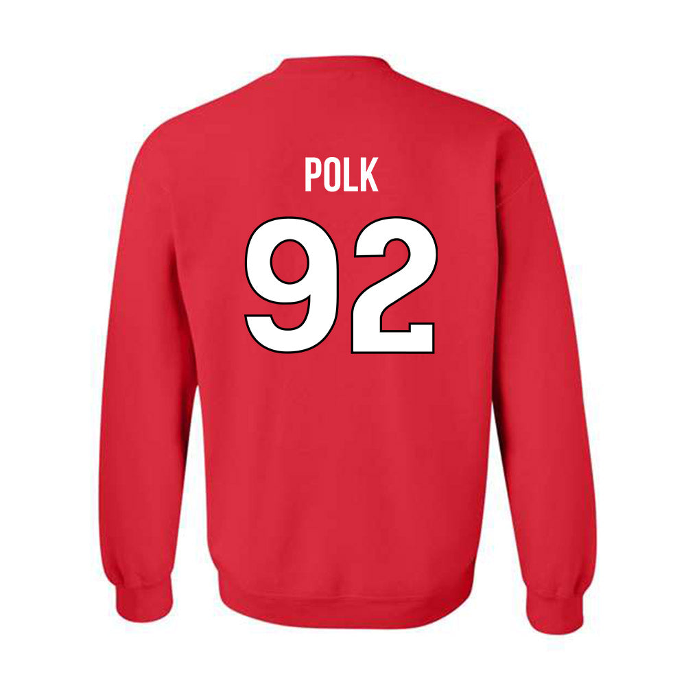 Rutgers - NCAA Football : Jermaine Polk - Replica Shersey Crewneck Sweatshirt-1