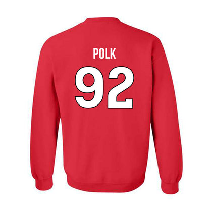 Rutgers - NCAA Football : Jermaine Polk - Replica Shersey Crewneck Sweatshirt-1