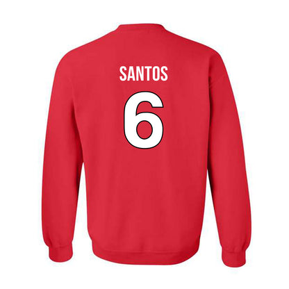 Rutgers - NCAA Baseball : Pablo Santos - Replica Shersey Crewneck Sweatshirt-1
