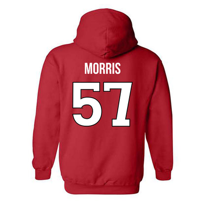 Rutgers - NCAA Women's Soccer : Riley Morris - Replica Shersey Hooded Sweatshirt-1