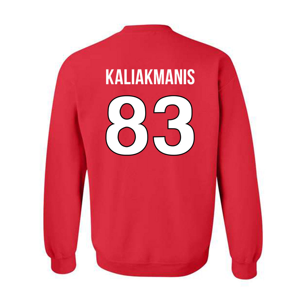 Rutgers - NCAA Football : Dino Kaliakmanis - Replica Shersey Crewneck Sweatshirt-1