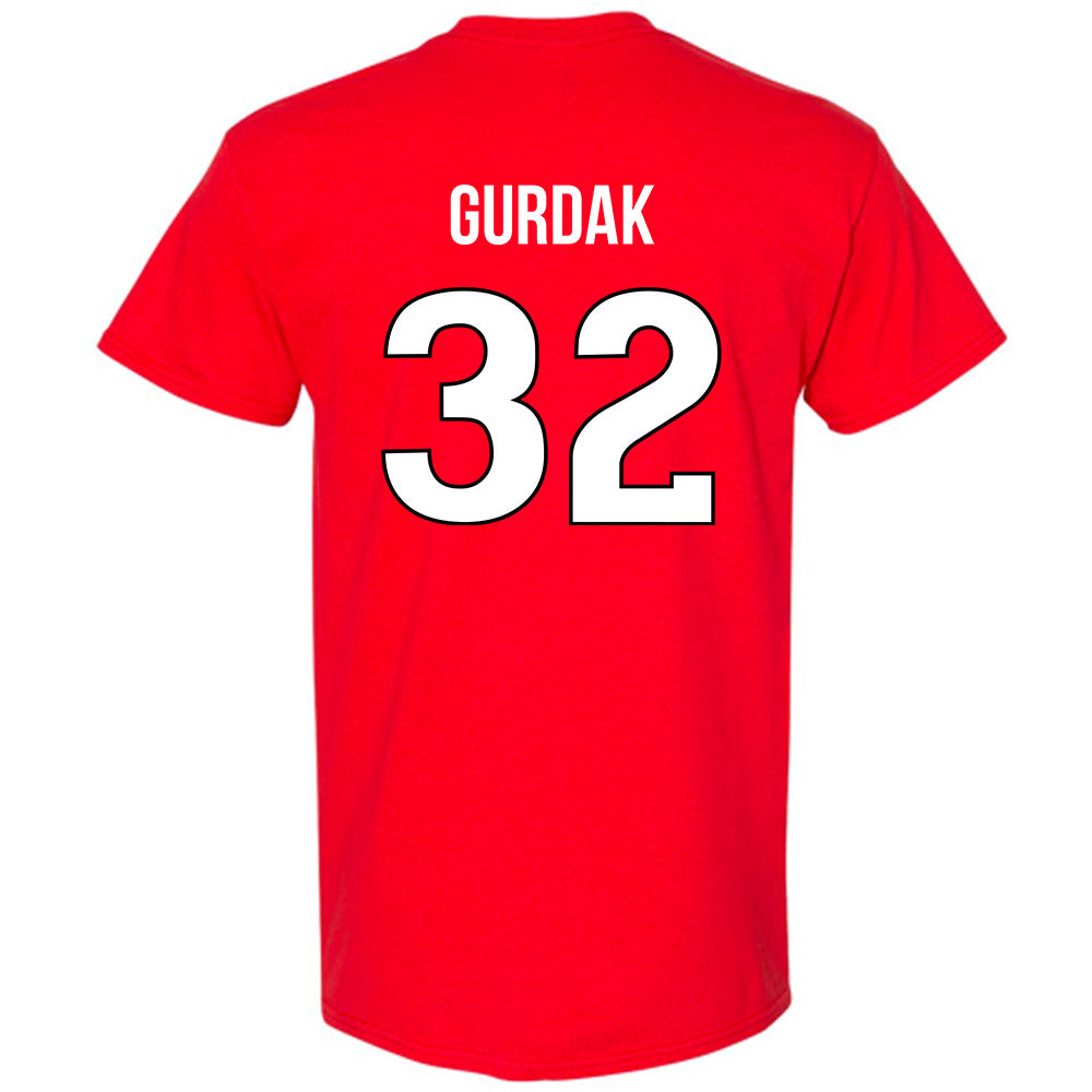Rutgers - NCAA Men's Basketball : Christian Gurdak - Replica Shersey T-Shirt-1