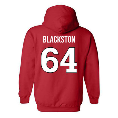 Rutgers - NCAA Football : Joshua Blackston - Replica Shersey Hooded Sweatshirt-1