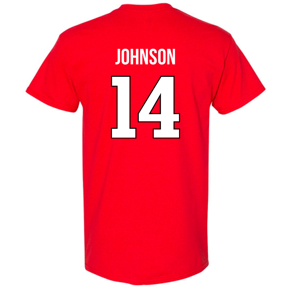 Rutgers - NCAA Football : RJ Johnson - Replica Shersey T-Shirt-1