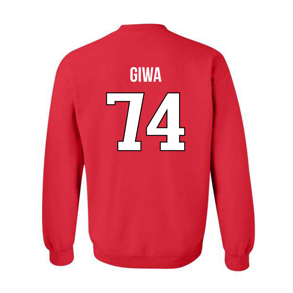Rutgers - NCAA Football : Moshood Giwa - Replica Shersey Crewneck Sweatshirt-1
