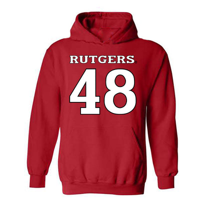 Rutgers - NCAA Football : Raedyn Bruens - Replica Shersey Hooded Sweatshirt-0
