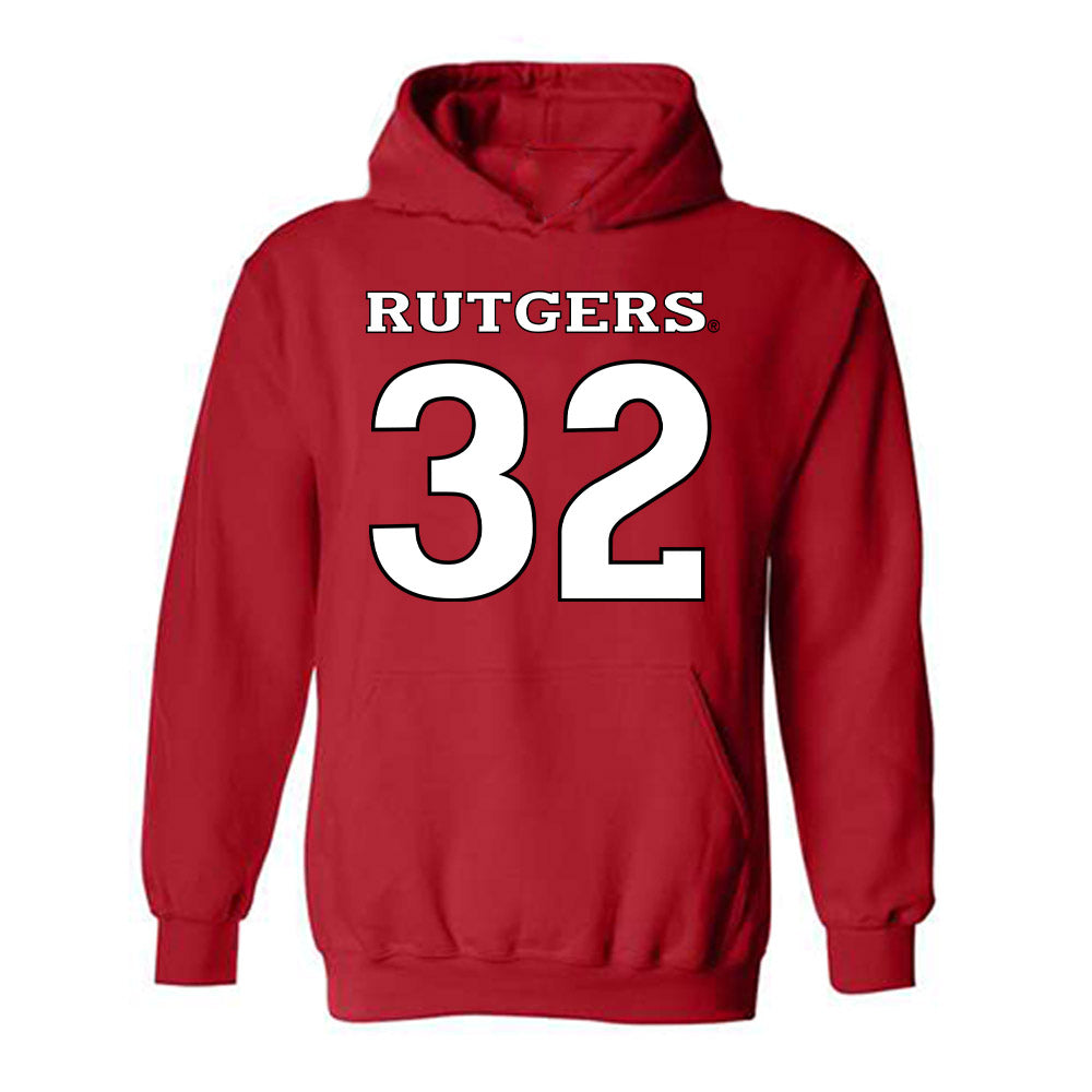 Rutgers - NCAA Football : Brandon Murray - Replica Shersey Hooded Sweatshirt-0
