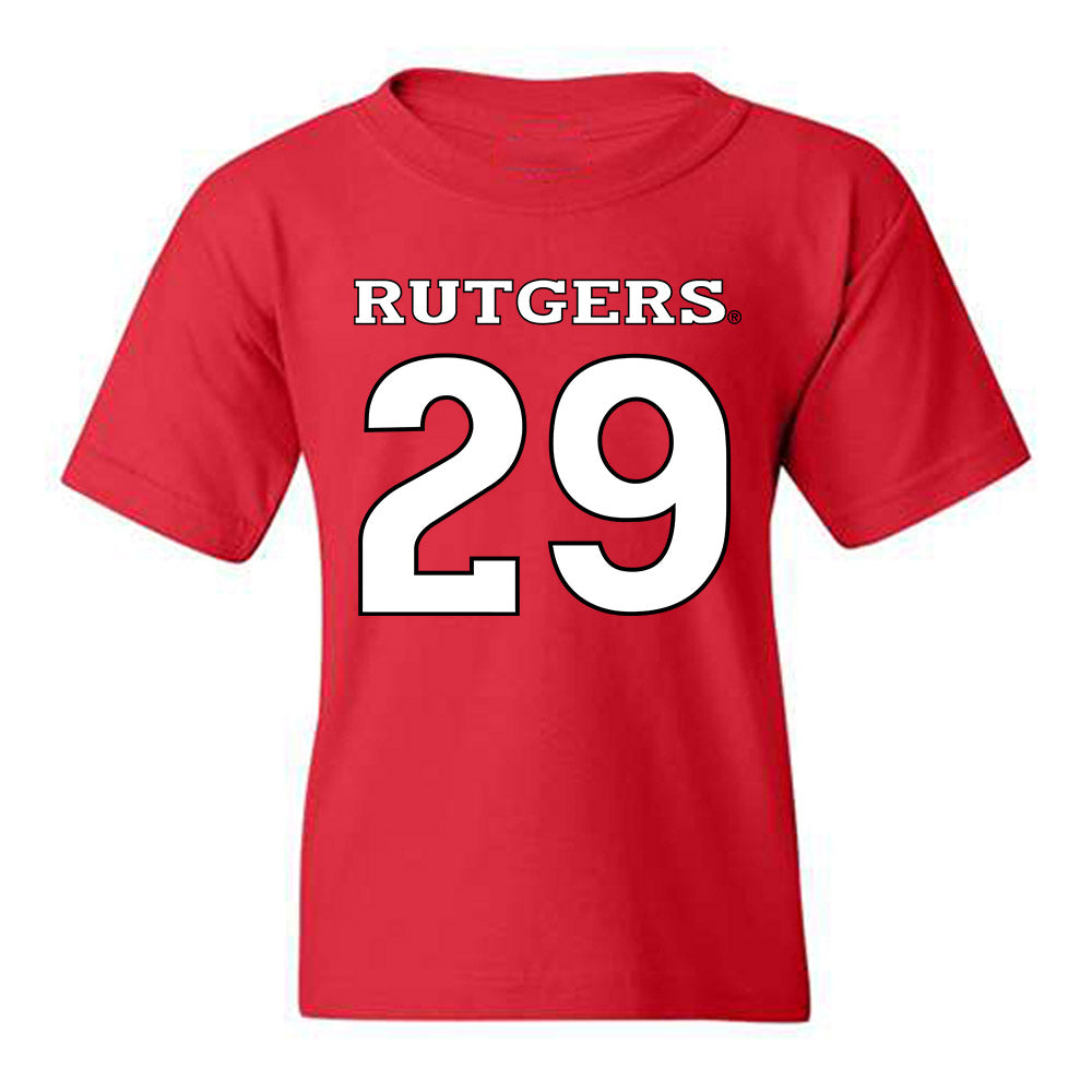 Rutgers - NCAA Football : Dane Pizzaro - Replica Shersey Youth T-Shirt-0