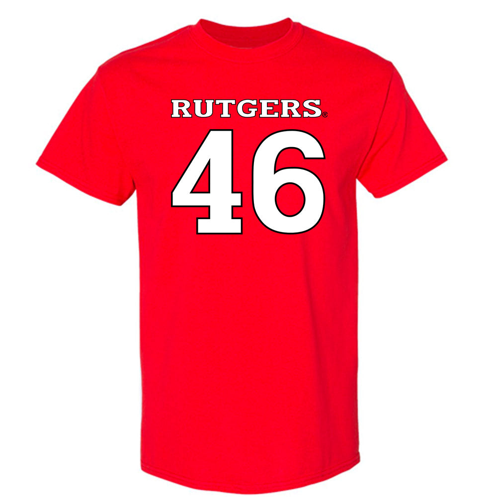 Rutgers - NCAA Baseball : Kevin Novobilsky - Replica Shersey T-Shirt-0