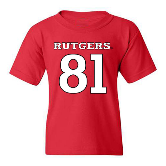 Rutgers - NCAA Football : DJ Howerton - Replica Shersey Youth T-Shirt-0