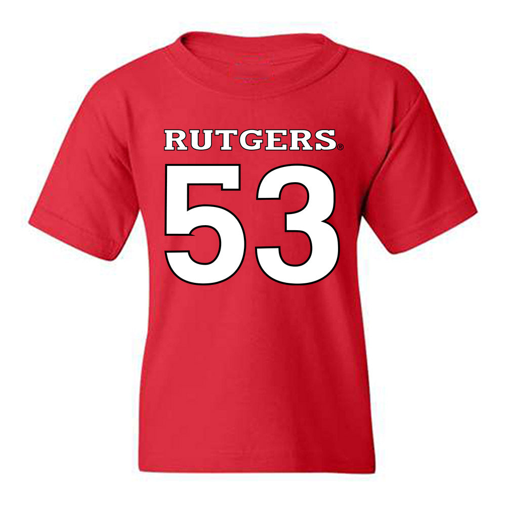 Rutgers - NCAA Football : Hank Zilinskas - Replica Shersey Youth T-Shirt-0