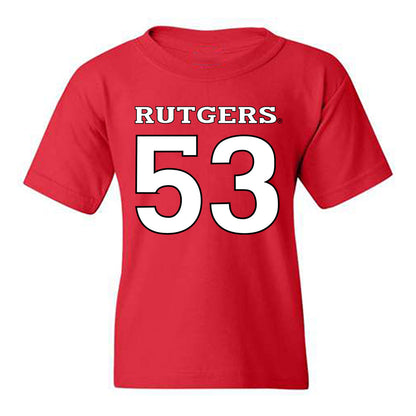 Rutgers - NCAA Football : Hank Zilinskas - Replica Shersey Youth T-Shirt-0