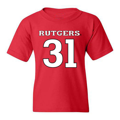 Rutgers - NCAA Baseball : Quinten Perilli - Replica Shersey Youth T-Shirt-0