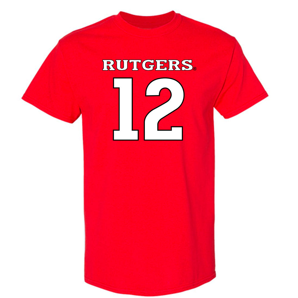 Rutgers - NCAA Softball : Laurelai DePew - Replica Shersey T-Shirt-0