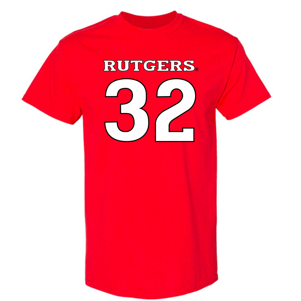 Rutgers - NCAA Men's Basketball : Christian Gurdak - Replica Shersey T-Shirt-0