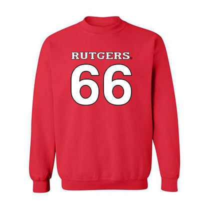 Rutgers - NCAA Football : Donovan Johnson - Replica Shersey Crewneck Sweatshirt-0