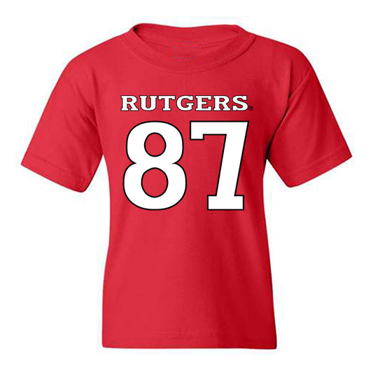 Rutgers - NCAA Football : Montgomery Keener - Replica Shersey Youth T-Shirt-0