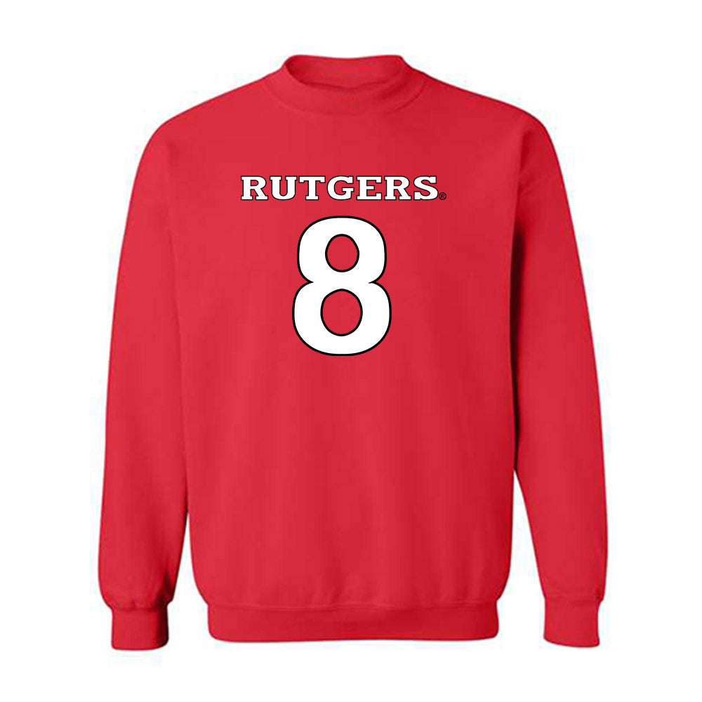 Rutgers - NCAA Women's Volleyball : Skylar George - Replica Shersey Crewneck Sweatshirt-0