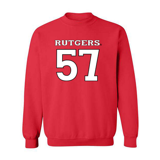 Rutgers - NCAA Women's Soccer : Riley Morris - Replica Shersey Crewneck Sweatshirt-0