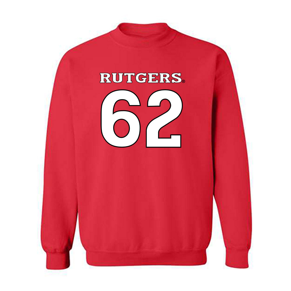 Rutgers - NCAA Football : Tyler Duell - Replica Shersey Crewneck Sweatshirt-0