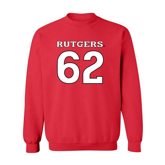 Rutgers - NCAA Football : Tyler Duell - Replica Shersey Crewneck Sweatshirt-0