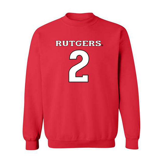 Rutgers - NCAA Women's Basketball : Kaylah Ivey - Replica Shersey Crewneck Sweatshirt-0