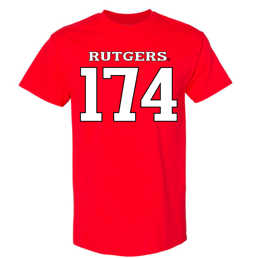 Rutgers - NCAA Wrestling : Nate Blanchette - Replica Shersey T-Shirt-0