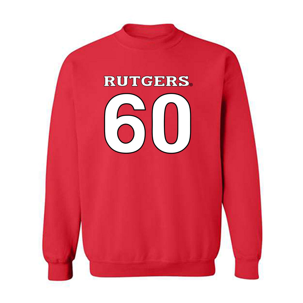 Rutgers - NCAA Football : Logan Anthony - Replica Shersey Crewneck Sweatshirt-0