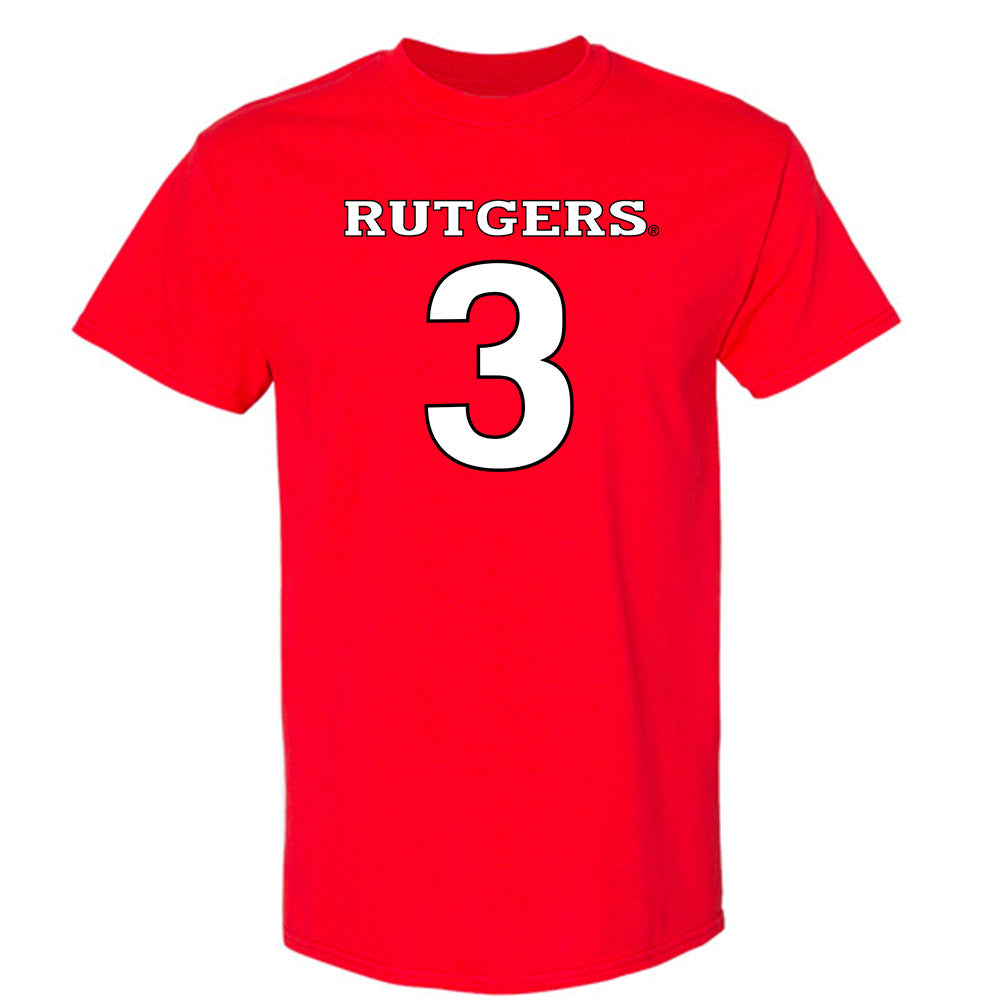 Rutgers - NCAA Women's Soccer : Lilia Calvert - Replica Shersey T-Shirt-0