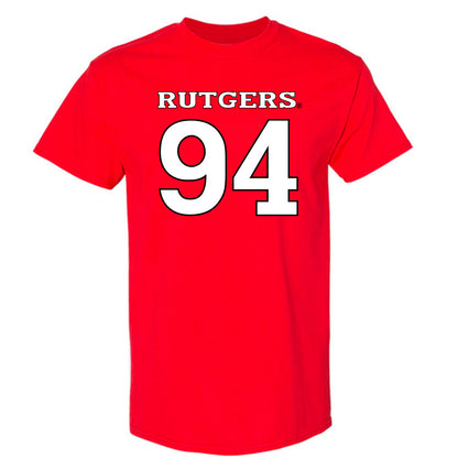 Rutgers - NCAA Football : Jdan Burnett - Replica Shersey T-Shirt-0