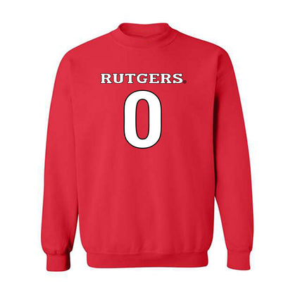 Rutgers - NCAA Women's Volleyball : Aspen Maxwell - Replica Shersey Crewneck Sweatshirt-0