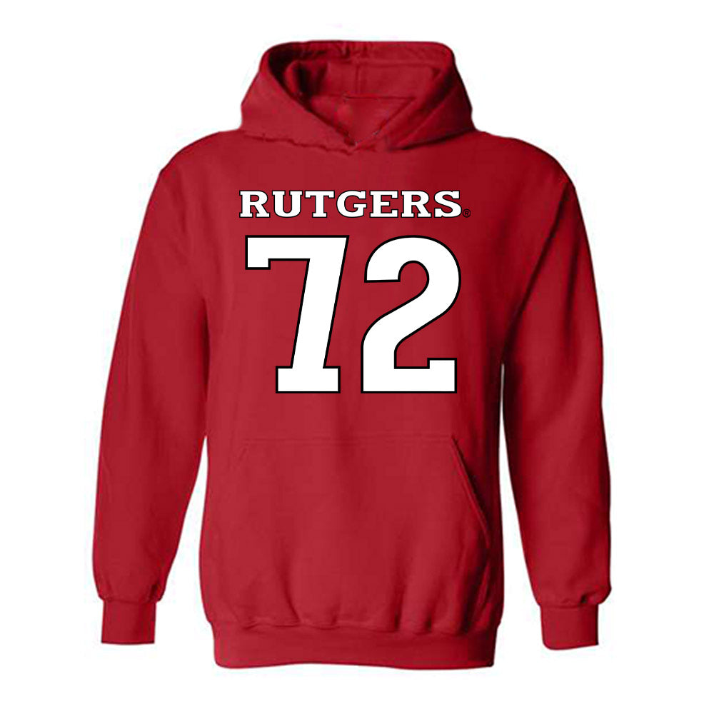 Rutgers - NCAA Football : Jayden Elijah - Replica Shersey Hooded Sweatshirt-0