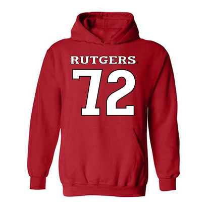 Rutgers - NCAA Football : Jayden Elijah - Replica Shersey Hooded Sweatshirt-0