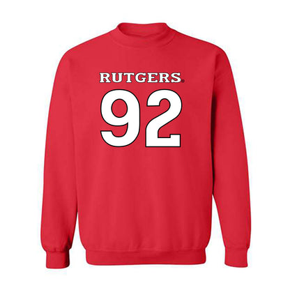 Rutgers - NCAA Football : Jermaine Polk - Replica Shersey Crewneck Sweatshirt-0