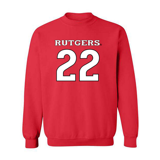Rutgers - NCAA Football : Michael Clayton - Replica Shersey Crewneck Sweatshirt-0