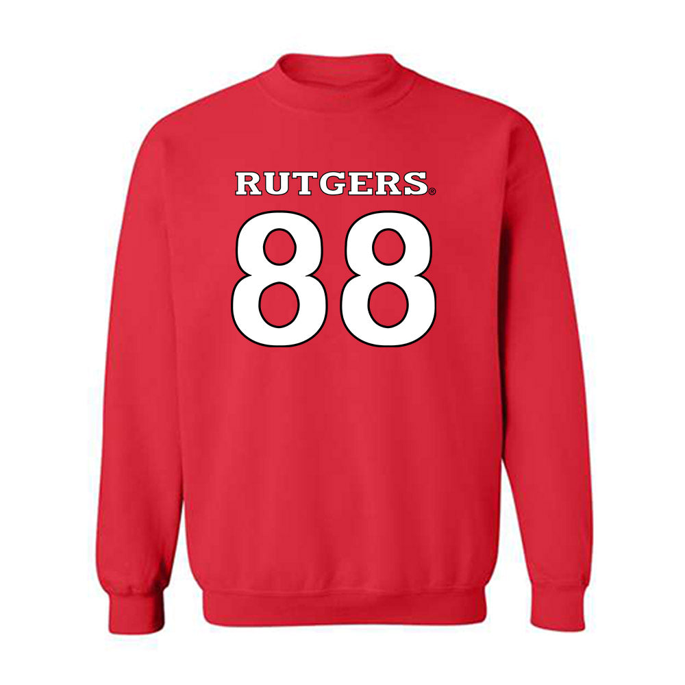 Rutgers - NCAA Football : Michael Higgins - Replica Shersey Crewneck Sweatshirt-0