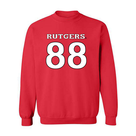 Rutgers - NCAA Football : Michael Higgins - Replica Shersey Crewneck Sweatshirt-0