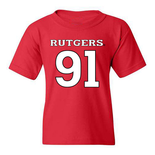 Rutgers - NCAA Football : Jaedin Lee - Replica Shersey Youth T-Shirt-0
