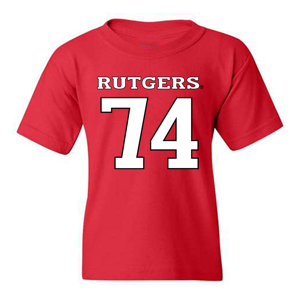 Rutgers - NCAA Football : Moshood Giwa - Replica Shersey Youth T-Shirt-0