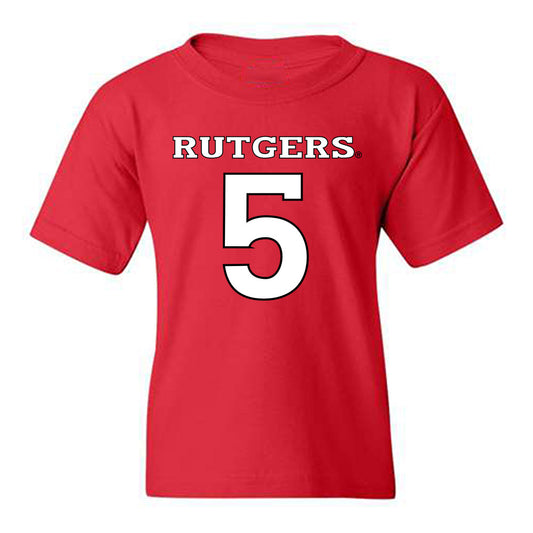 Rutgers - NCAA Football : Bradlee Jones - Replica Shersey Youth T-Shirt-0