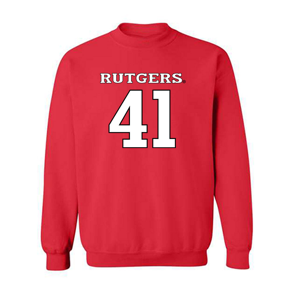 Rutgers - NCAA Football : Riley Wingate - Replica Shersey Crewneck Sweatshirt-0
