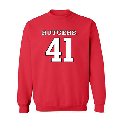 Rutgers - NCAA Football : Riley Wingate - Replica Shersey Crewneck Sweatshirt-0
