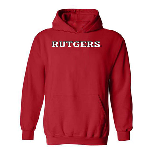 Rutgers - NCAA Women's Cross Country : Melanie Barbosa - Replica Shersey Hooded Sweatshirt-0