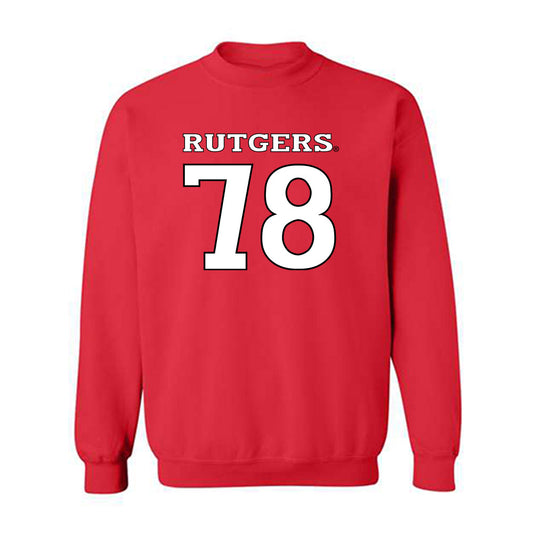 Rutgers - NCAA Football : Miron Gurman - Replica Shersey Crewneck Sweatshirt-0