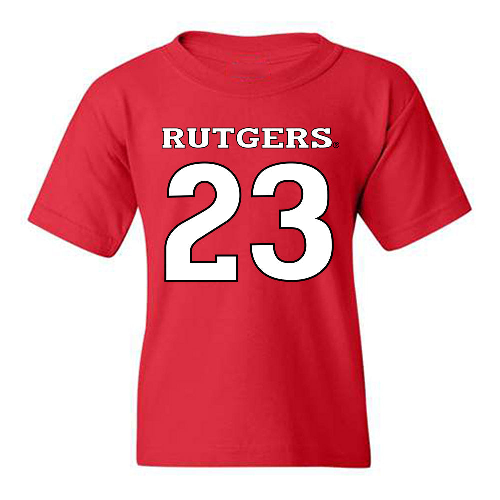 Rutgers - NCAA Men's Lacrosse : Andrew Macheca - Replica Shersey Youth T-Shirt-0